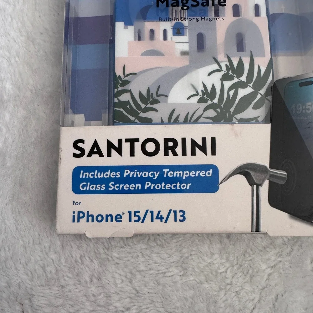 MVMT Santorini for iPhone 15 14 13 MagSafe Case &‎ Privacy Screen Protector